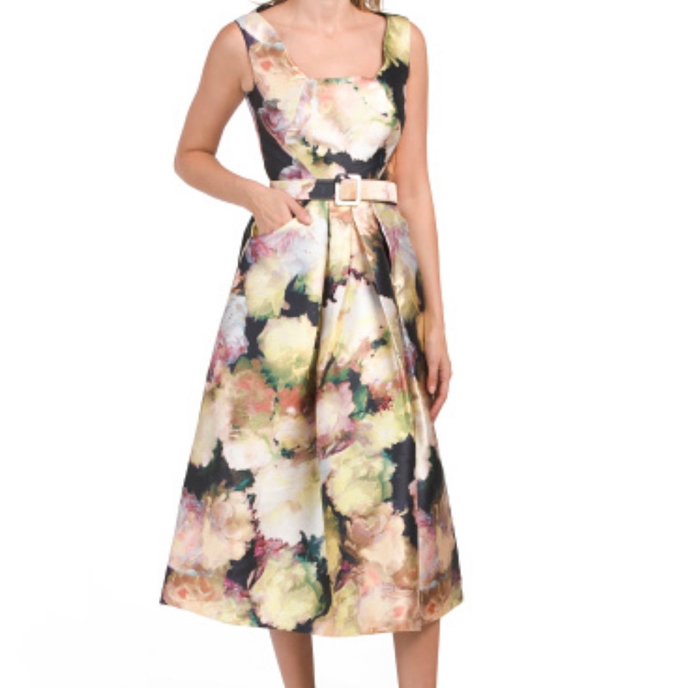 Kay unger floral dress